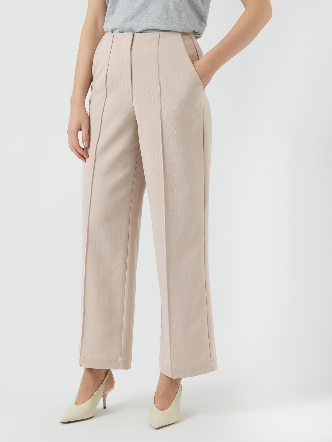 YASREEMAJ Trousers - Oxford Tan - VERO MODA & VILA Bergvik